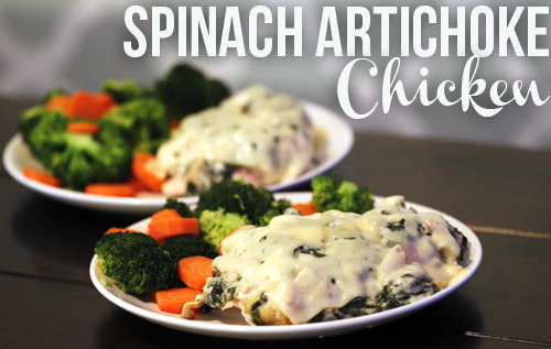 yummy spinach artichoke chicken