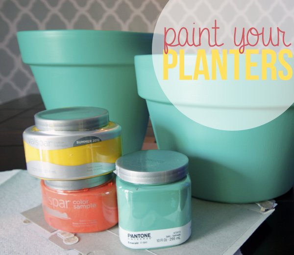 paint your planters