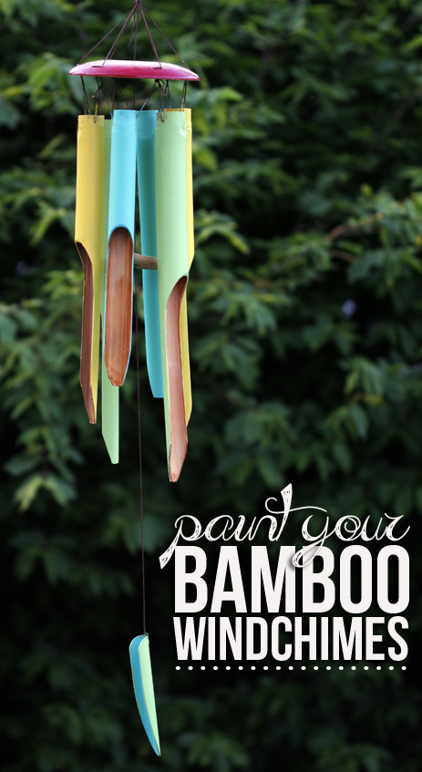 painted bamboo windchimes